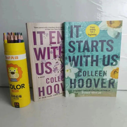 It Starts with Us By Colleen Hoover/It Ends with Us Novels Book In English #1 Sunday Times Bestselling Paperback Good Vibrations