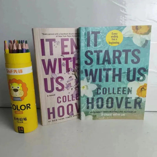 It Starts with Us By Colleen Hoover/It Ends with Us Novels Book In English #1 Sunday Times Bestselling Paperback Good Vibrations
