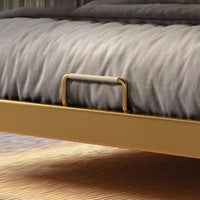 Luxury Beds 2 People Frame Floating Light Luxury Leather LED Lamp Double Bed Pink And Blue Queen Bed Frames Bedroom Furniture Good Vibrations