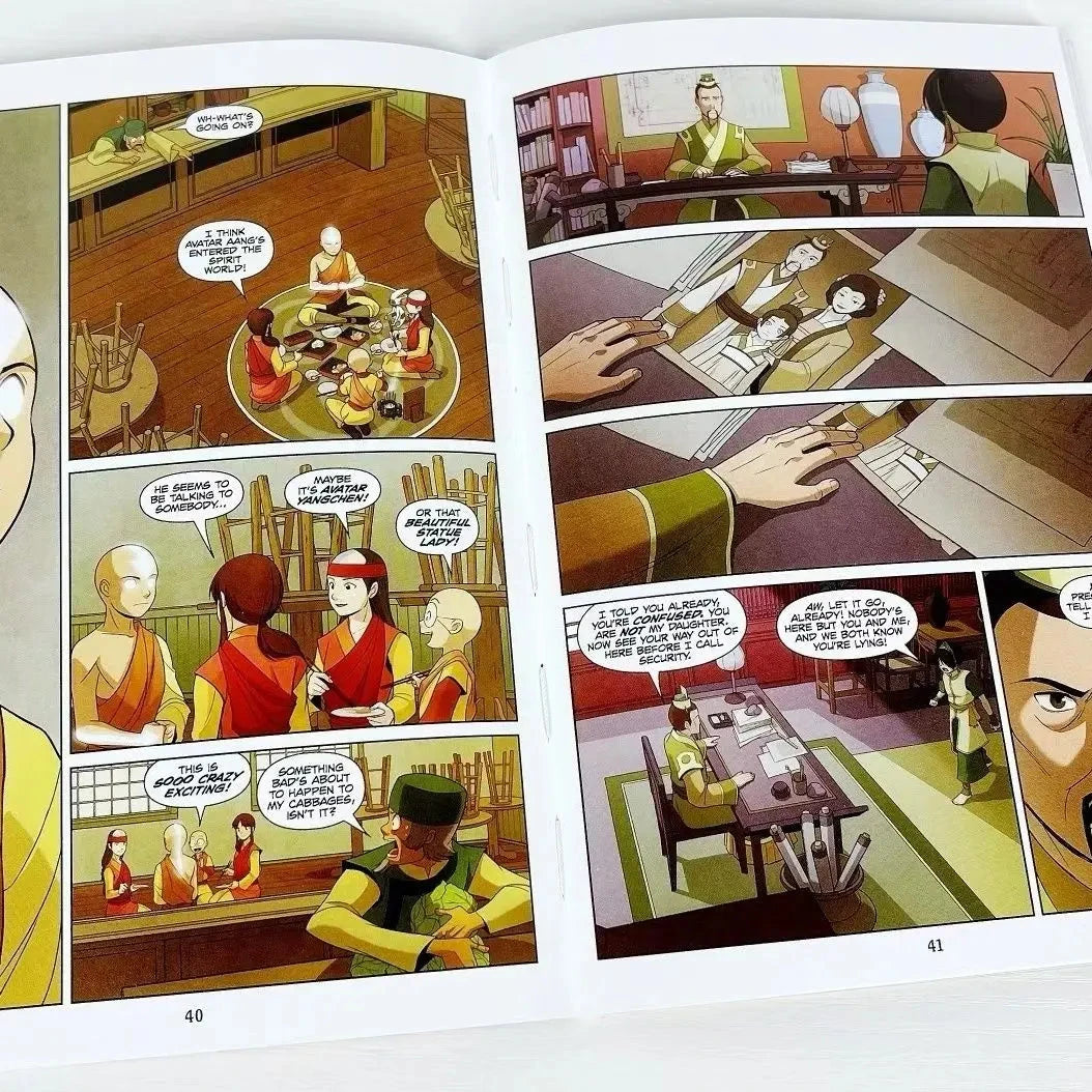 Avatar:The Last Airbender Season 1 Nine books + Season 2 Nine books English book American comics Action comedy fantasy story Good Vibrations