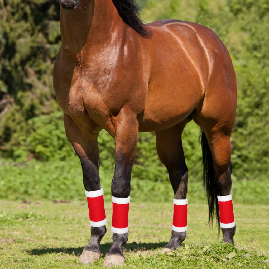 Horse Party Hat Xmas Horse Hat Holiday Cap Riding Race Equestrian Equipment Horse Christmas Hat Horse Santa Hat for Christmas Good Vibrations