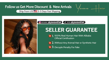 YAWAWE Glueless Wig Human Hair Ready To Wear Water Wave Pre-plucked 13x6 Lace Frontal Wigs For Women HD Lace Wigs Clearance Sale Good Vibrations