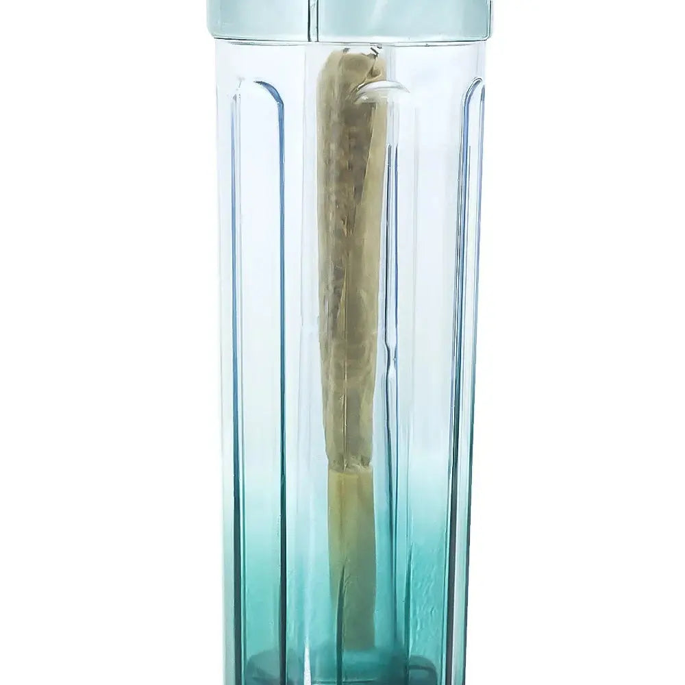 3 in 1 Gradient Tobacco Grinder and Filler with Herb Crusher in transparent material.