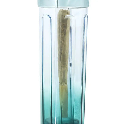 3 in 1 Gradient Tobacco Grinder and Filler with Herb Crusher in transparent material.