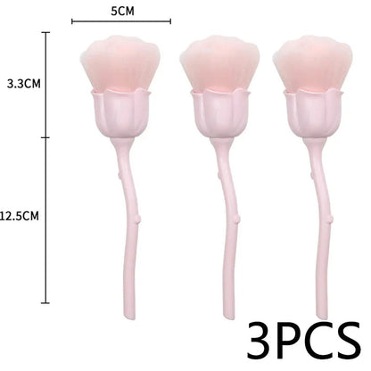 Rose-shaped Soft Brush For Manicure Nail Art Dust Brush Nail Dust Brush Gel Polish Dust Cleaning Nail Brushes Tool Nail Supplies Good Vibrations