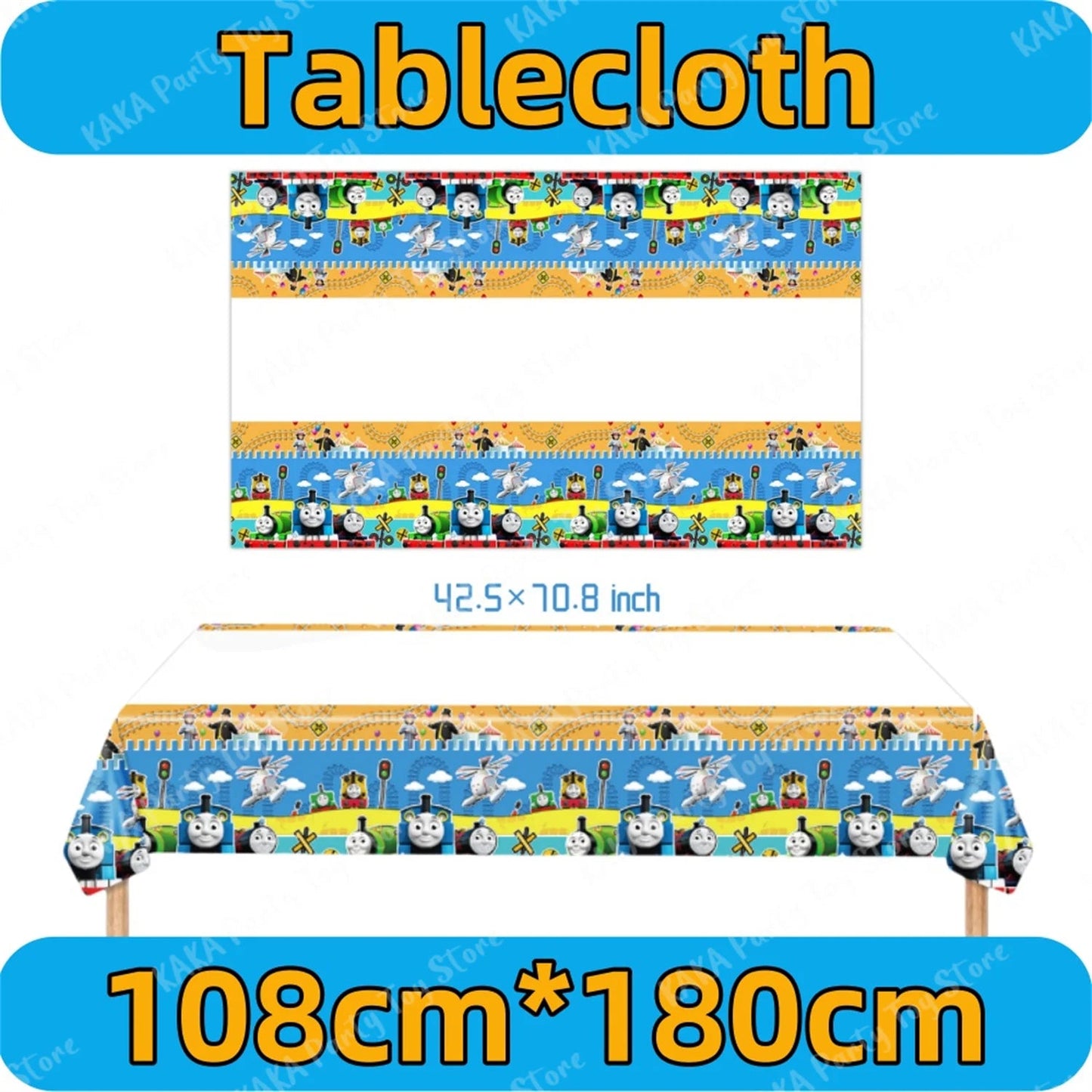 Thomas Birthday Decorations Cartoon Train Balloons Paper Tableware Stickers Backdrop For Kids Boy Girl Party Supplies Toy Gifts Good Vibrations
