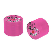 1/2 Pieces Pink Burn Book Grinder and Rolling Tray Good Vibrations Adult Super Store