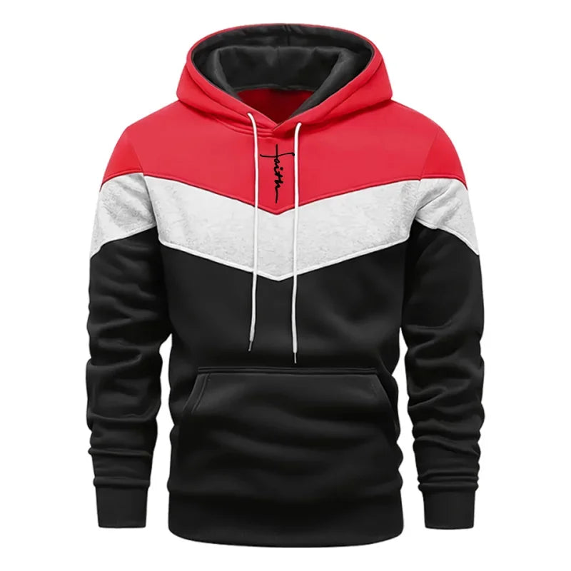 Comfort Casual Sports Autumn Winter Quality Hot Sale Men Tracksuit Fashion Hoodie Tricolor Single Sweatshirt and Pants Daily Man Good Vibrations
