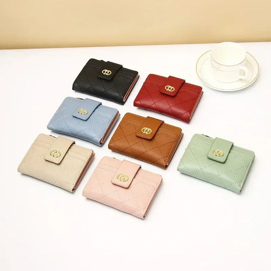 Women's Wallet Zipper&Hasp cute wallet Student Small PU Wallet Coin Purse Fashion Women Card Holder Lovely Money Bag Good Vibrations