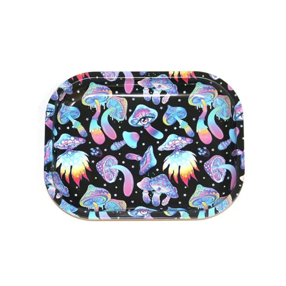 Various Pattern Designs Rolling Tray Herb Tinplate Plate Grinder Tools Rolling Tray 180 x 140 MM Herb Tobacco Smoke Accessories Good Vibrations Adult Super Store