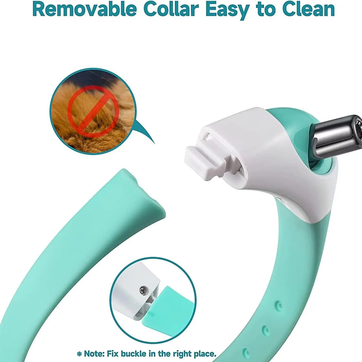 Cat Collar Laser Toy with Red Light, Interactive Cat Laser Toy for Bored Indoor Cats, Rechargeable Electric Laser Collar Toy Good Vibrations