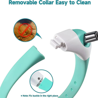 Cat Collar Laser Toy with Red Light, Interactive Cat Laser Toy for Bored Indoor Cats, Rechargeable Electric Laser Collar Toy Good Vibrations