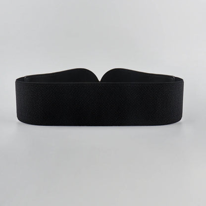 Luxury ladies wide belt elastic vintage buckle leather wide fashion wild pin buckle women's belt waist seal belt Good Vibrations