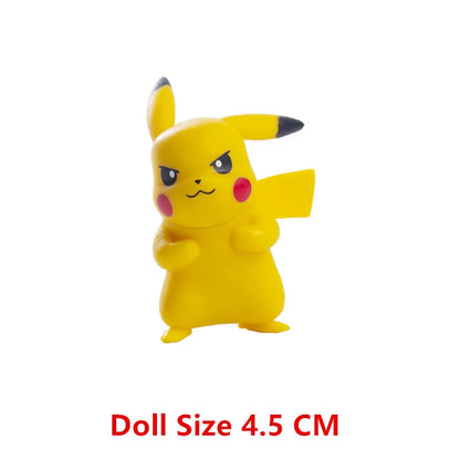 Pokemon Anime Figure Pikachu Eevee Charizard Mewtwo Cartoons Figure Collection Model Pocket Monster Action Toys Kids Birthday Gi Good Vibrations
