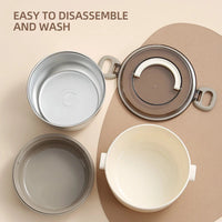 Food Thermal Jar Insulated Soup Thermos Bottles Stainless Steel Lunch Box Drinking Cup Bento Lunch Box Women Hot Food Container Good Vibrations