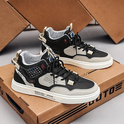 Fashion Trend Running Sneakers for Men Comfort Hard-wearing Athletic Shoes Outdoor Lace-up Tenis Masculino Summer Breathable Good Vibrations