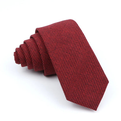 Wed Cotton Tie Solid Color Necktie For Man Woman Blue Pink Yellow Skinny Slim Ties Fashion Wedding Party Gifts Men Accessories Good Vibrations