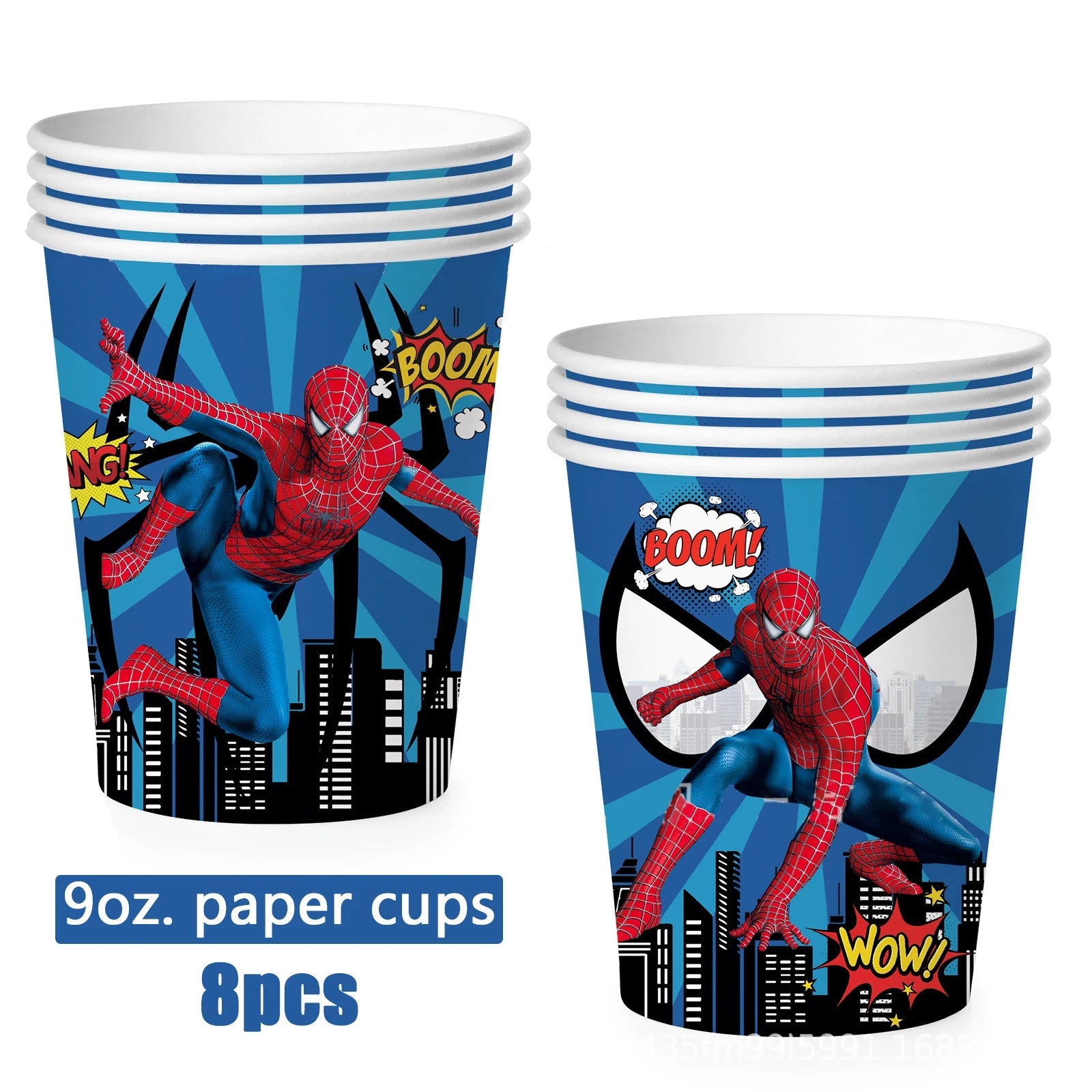 Spiderman Birthday Party Tablecloth Disposable Plastic Table Cover Tableware for Kids Birthday Party Baby Shower Decorations Good Vibrations