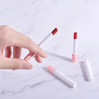 4 pcs/set Cigarette Lipstick Set Long Lasting Lip Glaze Matte Lip Gloss Waterproof Lip Stick Tube Nude Lip Tint Makeup Cosmetics Good Vibrations