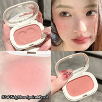 Single Color Blush Silky Texture High Color Rendering No Powder Feeling Low Saturation Long-lasting Natural Matte Blush Cream Good Vibrations