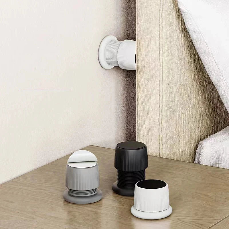 Headboard Stoppers for Wall, 40-65mm Adjustable Wall Bed Stoppers, Threaded Headboard Pad, Easy Install forBeds, Cabinets, Sofas Good Vibrations