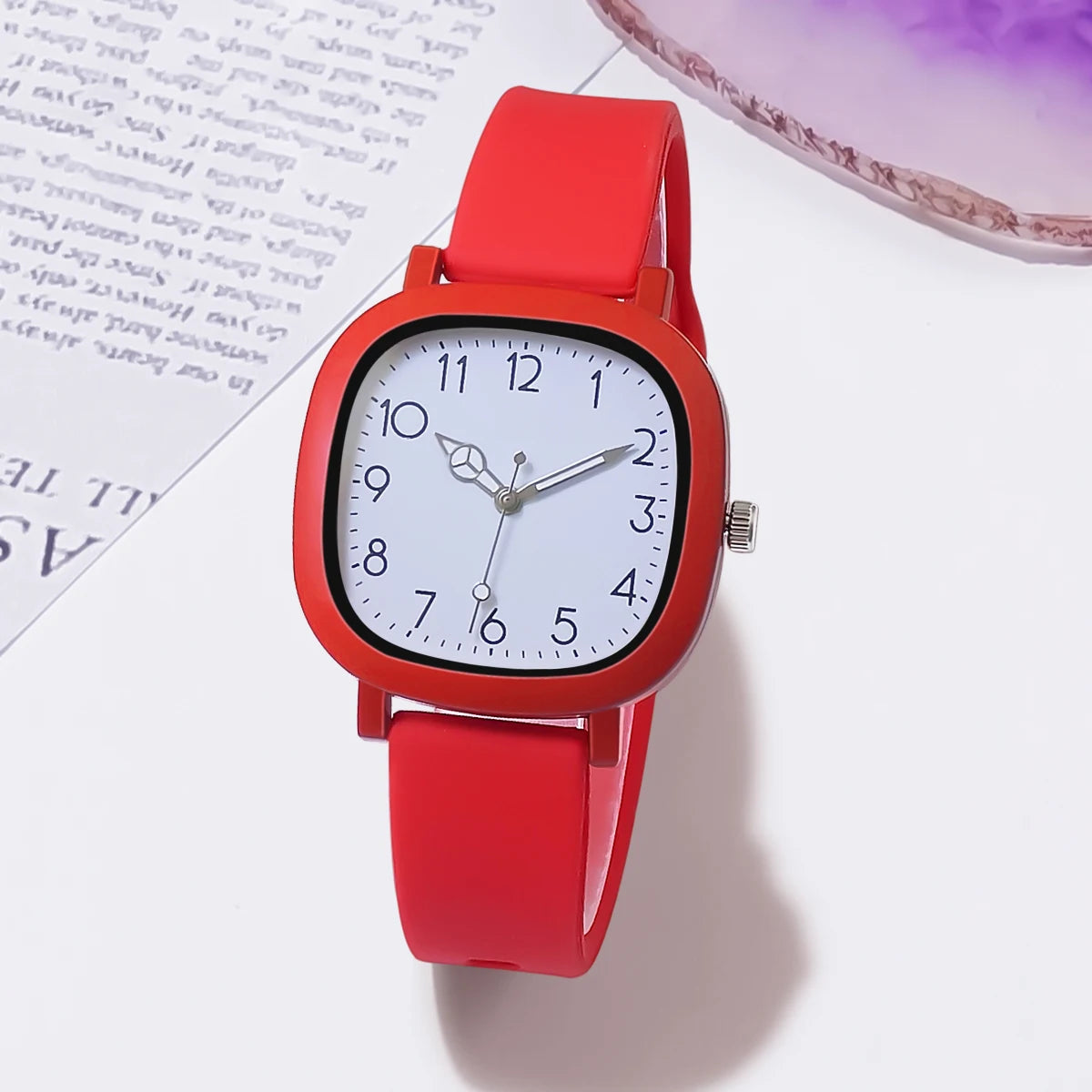 Fashion Women Watch Silicone Quartz Wristwatches For Women Clock Christmas Gift Valentine's Day Ladies Watches Reloj Mujer Good Vibrations Adult Super Store