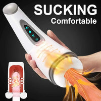 Vagina Sucking Male Masturbator Vibrator Automatic Masturbation Heating Suction Cup Oral Pussy Blowjob Sex Toys For Men Adults GOOD Vibrations