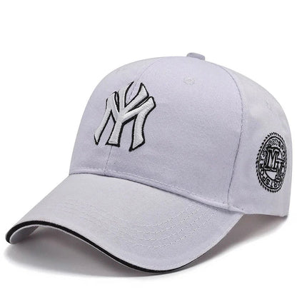 Hat Men's Casual Korean Version Outdoor Versatile Sunscreen Embroidery Letter Cap Couple Baseball Cap Women's Fashion Sunshade Good Vibrations