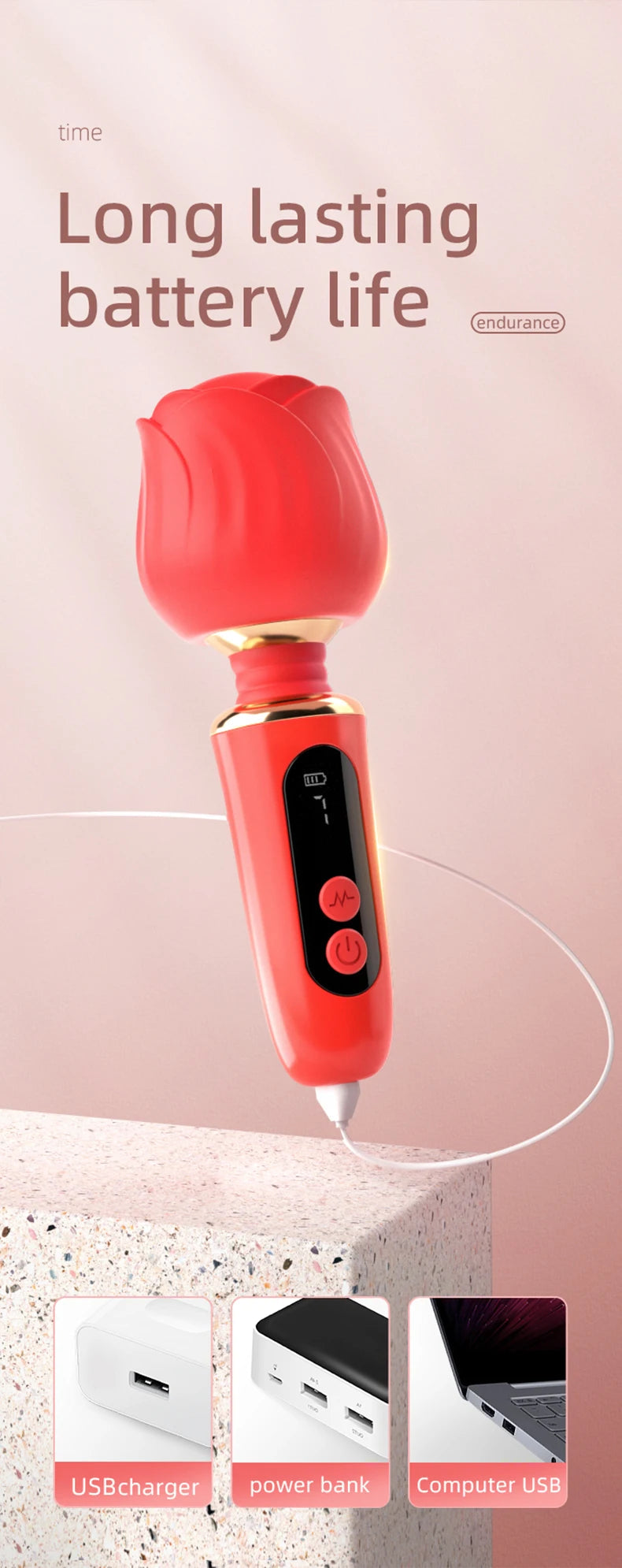 MINI AV 360° Stimulate Stick Nipple and Clitoris Massage Stimulation Toy Powerful Magic Wand Personal Massager Female Vibrators Good Vibrations Adult Super Store