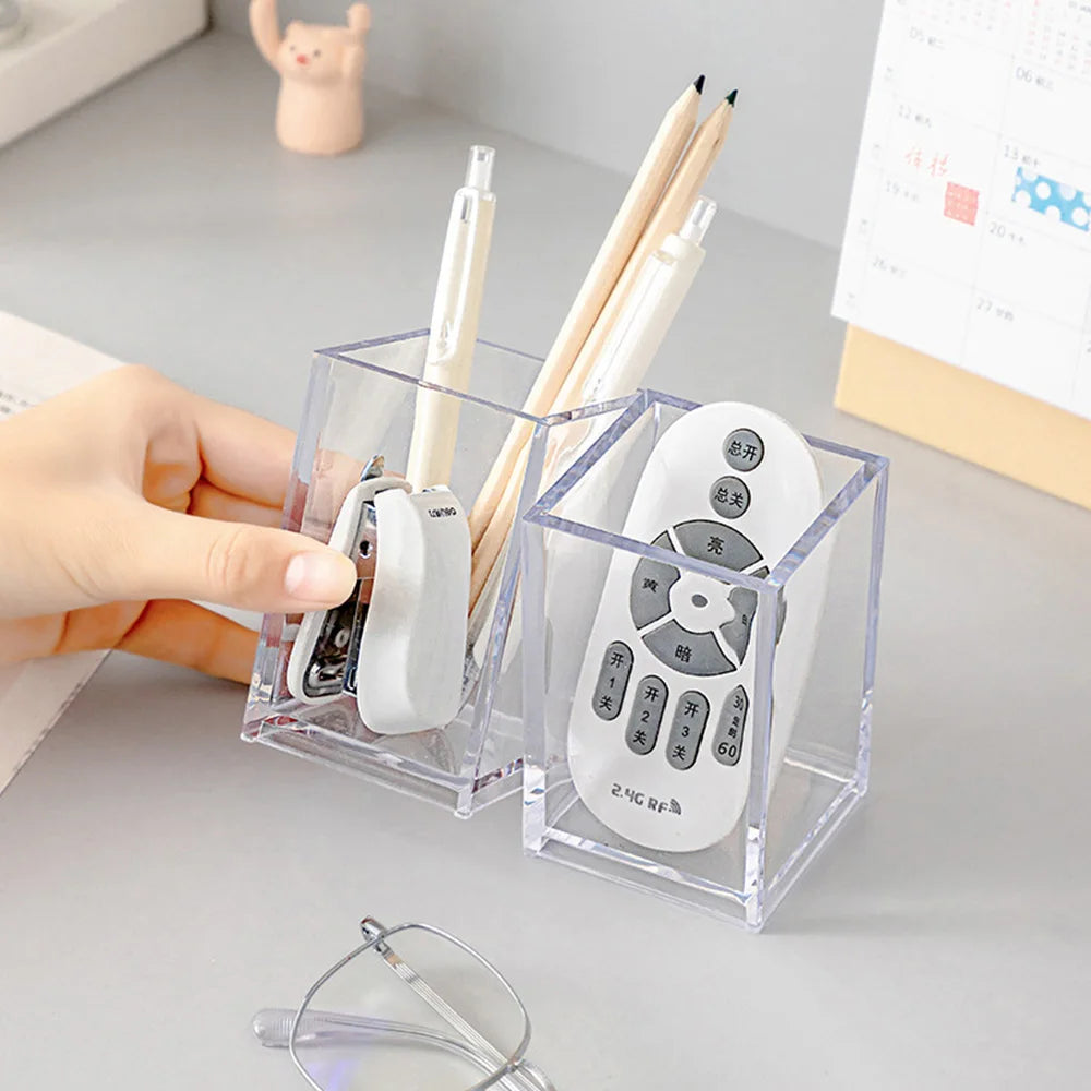Transparent lipstick Cosmetic Makeup Acrylic Makeup Brush Tool Storage Box Case Make-up Brush Holder Table Organizer Makeup Tool Good Vibrations