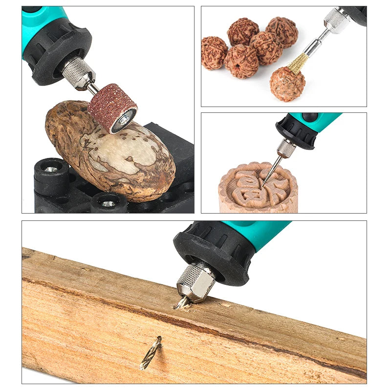 361PCS/lot Power Tools Dremel Rotary Tool Accessory Set Fits for Dremel Drill Grinding Polishing Dremel Accessories Good Vibrations