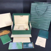 Green Box Watch Gift Set with Instructions Card Luxury Christmas Gift Packaging Watch Case Brand None Origin Full Set Gift Box Good Vibrations
