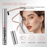 Long Lasting Matte Lip Liner ForWomen Makeup Peel Off Lip Stain Transfer Proof Lipstain Infused with Hyaluronic Acid & Vitamin E Good Vibrations
