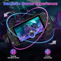 Replacement for Switch Joycon, Controller for Switch/Lite/OLED, with 6-Axis Gyro, Dual Vibration, Motion Control, Screenshot Good Vibrations