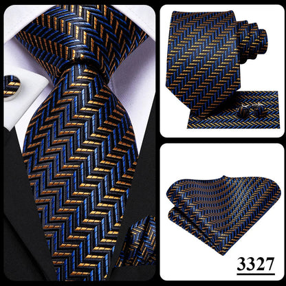 Hi-Tie 8.5cm Business Black Solid Paisley 100% Silk Men's Tie Neck Strip Ties for Men Formal Luxury Wedding Neckties Gravatas Good Vibrations