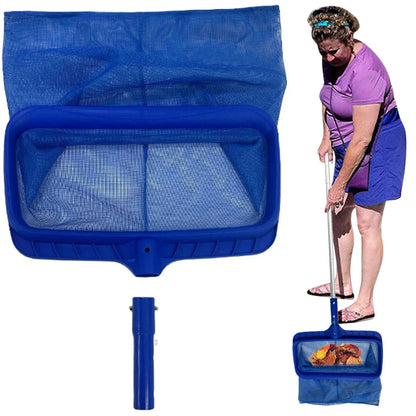Swimming Pool Cleaning Net Professional Leaf Rake Deep Bag Large Capacity Thickened Frame Pool Leaf Skimmer Net Pool Clean Tool Good Vibrations