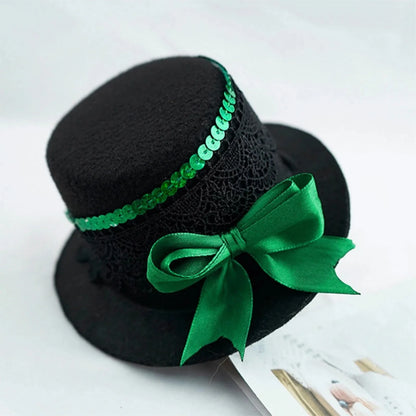 Festival Dog Hat Dogs Cat Wedding Party Gentleman Hats Caps For Puppy Kitten Headwear Pet Halloween Photo Prop Top Hat Accessory Good Vibrations