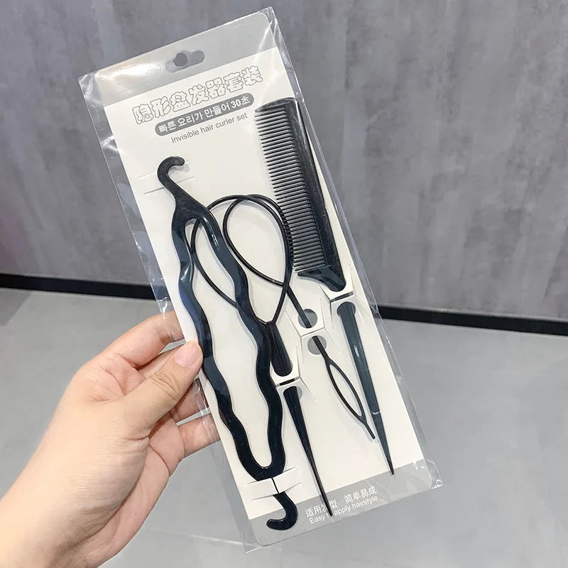 Children's hair styling tool, hair pulling device, hair pulling and threading device, essential for beginners in hair styling Good Vibrations
