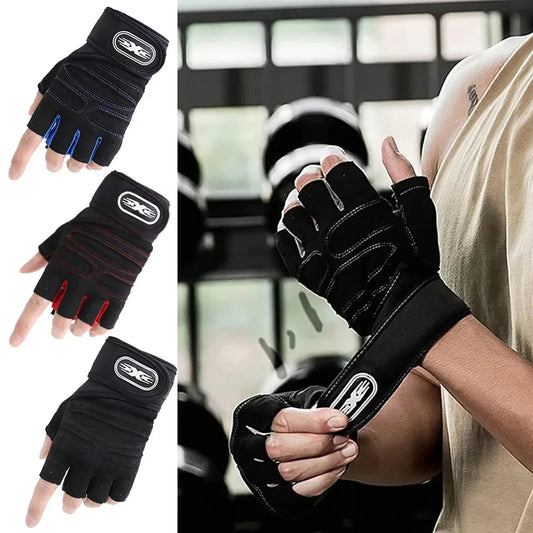 Men's Fitness Gloves Women's Fitness Weightlifting Wristband Gloves Fitness Training Sports Exercise Mountaineering Gloves Good Vibrations