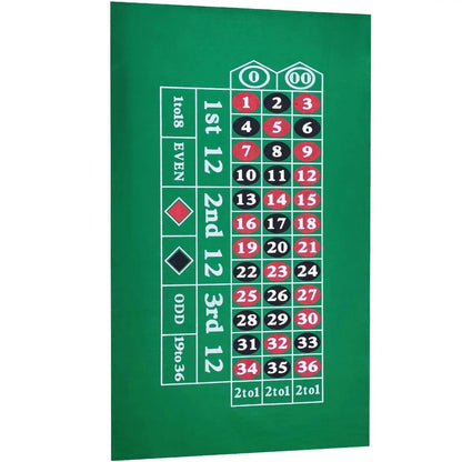 Chip tablecloth, Texas Hold'em velvet table mat, roulette chip cloth, entertainment equipment board game cloth, roulette table m Good Vibrations