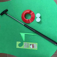 Toilet Golf Game Set - Mini Indoor Putting Toy for Family Party Fun, Kids Funny Games, Birthday Gifts, Golf Sports Entertainment Good Vibrations