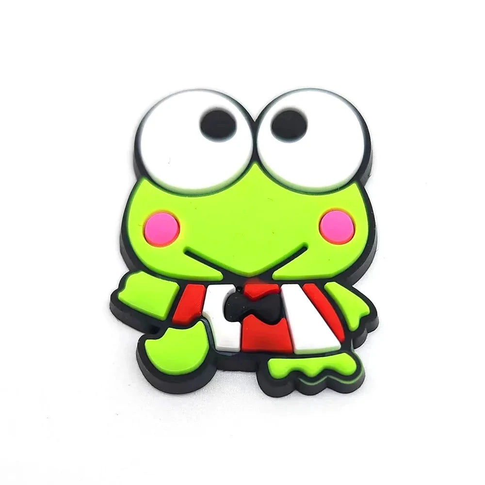 Sanrio Anime Hello kitty Kuromi Pochacco Shoe Charms for Clogs Bag Crocs Sneakers Shoe Decorations Bag Decors Good Vibrations