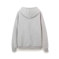 Women's Set Two Pieces Elegant Casual Women's Set Autumn Outfits Sweat Suit Sets Basics Grey Letter Hoodies Sets Good Vibrations