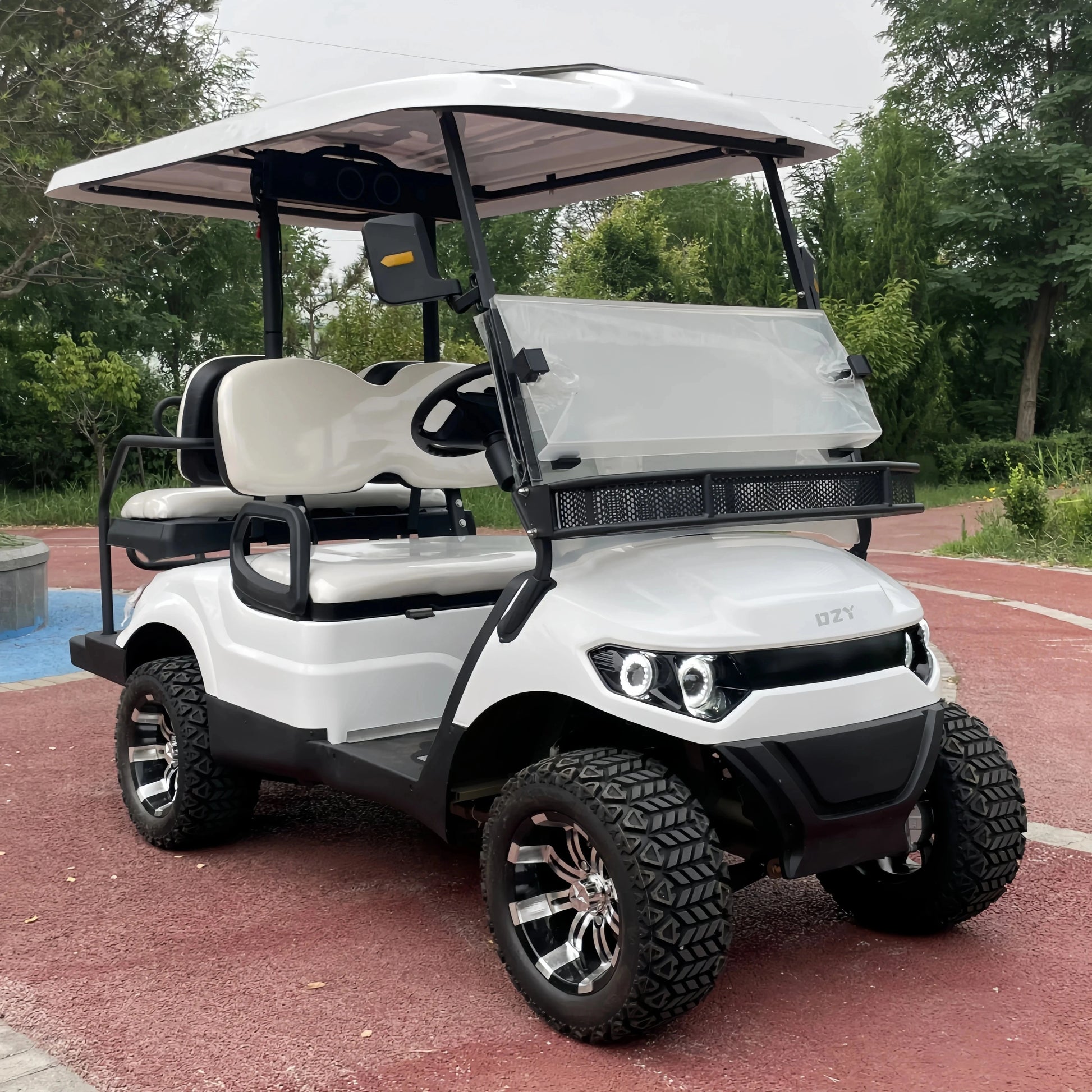 Factory ODM high-end 4-seater electric golf cart, amusement park reception vehicle, electric stroller, beach buggy Good Vibrations