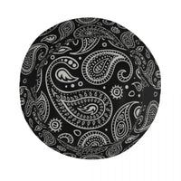 Black Paisley Pattern Bandana Print Bucket Hats Women Men Unisex Trendy Summer Fisherman's Hat Good Vibrations