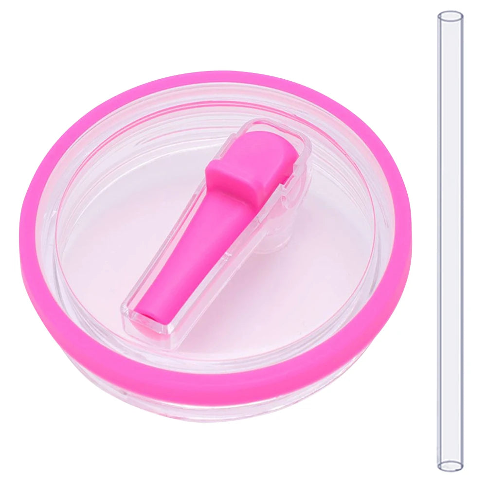 40Oz Tumbler Flip Straw Lid Replacement Spill Proof Resistant Tumbler Lid Reusable Spray Proof Tumbler Cover for stanley Cug Good Vibrations Adult Super Store