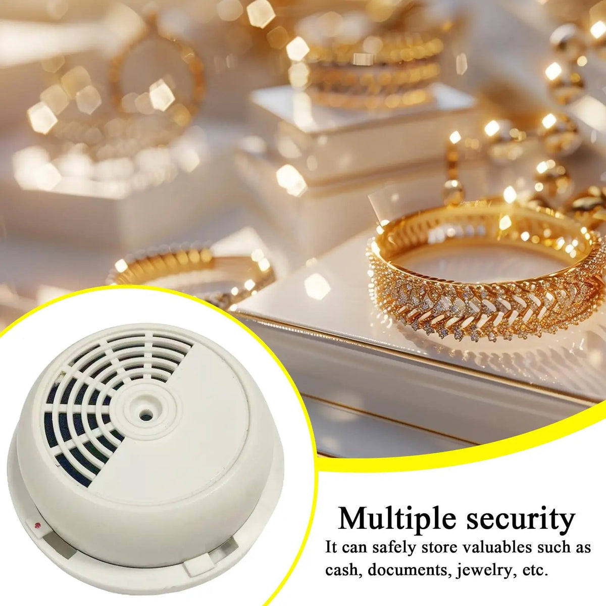 Secret Stash Box Alarm Security Can Hidded Storage Container No Drill Installation Jewelry Money Hider Wall Decor Home Safe Good Vibrations