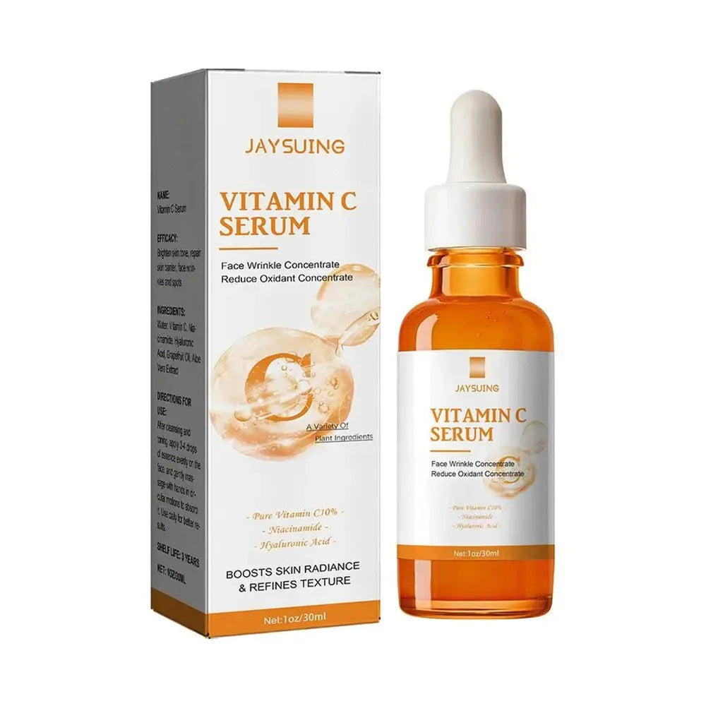 Vitamin C Wrinkle Remover Face Serum Lifting Firming Fade Fine Lines Anti-aging Essence Whitening Brighten Nourish Skin Care Good Vibrations