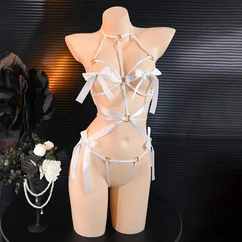 Sexy Mesh Open Crotch Bodystockings For Women Erotic Lingerie Sexy Bra Crotchless Teddies Bodysuits Female Sexy Porno Underwear GOOD Vibrations