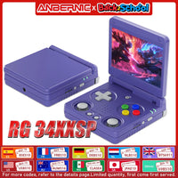 Anbernic RG34XXSP 3.4-Inch IPS Linux 64-bit Game Console H700 quad-core LPDDR4 2GB Retro Game Player HD-Connect To TV RG 34XXSP Good Vibrations